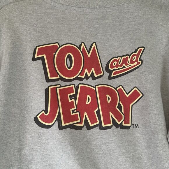 Tom And‎ Jerry X Tealer Sweatshirt Womens M Long Sleeve Pullover Skater Grunge - Picture 12 of 13